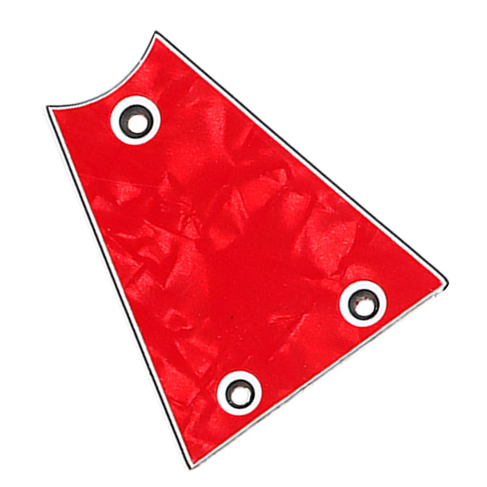 

Red Guitar Truss Rod Cover Electric Bass Repair Parts Smooth Metal Cap GR41A Long Lasting No Scratch for Guitars
