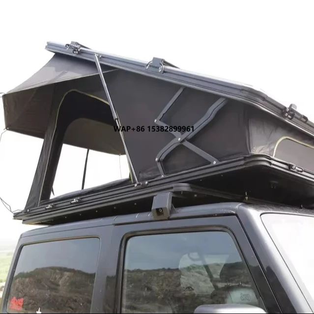 Factory Supply Lightweight Super Thin Aluminum Triangular Roof Top Tent Automatic Car Rooftop Tent for Truck