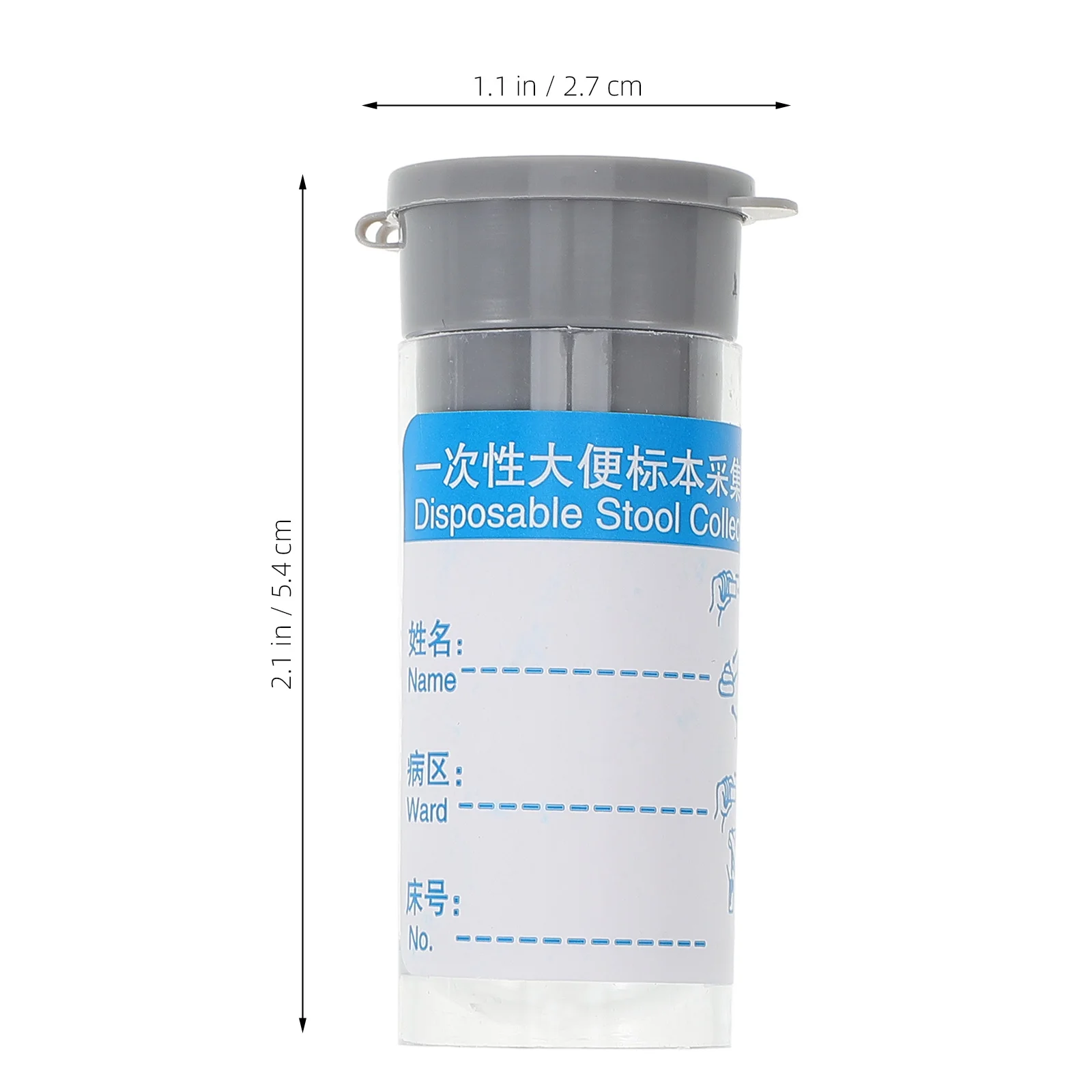

10 Pcs Sample Cup with Lid Stool Container Pots Collector Sampling Cups Containers Pp Lids Collection Disposable Specimen