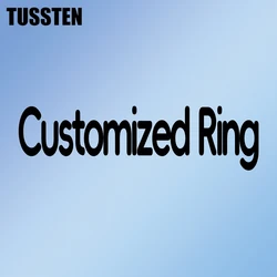 TUSSTEN 2-12MM Men Women Tungsten Carbide Ring Custom Order Link
