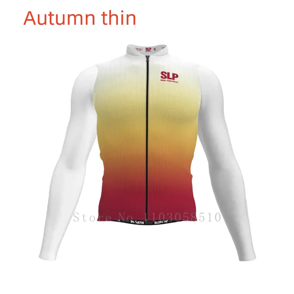 

SLP Летний мужской велосипедный трикотаж с длинными рукавами, дышащий плотный свитшот для шоссейного велосипеда, горного велосипеда, быстросохнущий Ropa de ciclismo SPF50