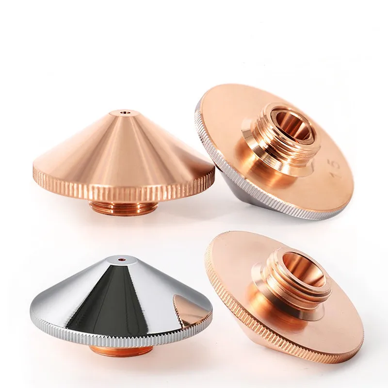 Buse Laser D28 M11 D32 M14 H15, buses de découpe Laser simples et doubles chromées pour tête Laser Raytools Precitec WSX Bodor