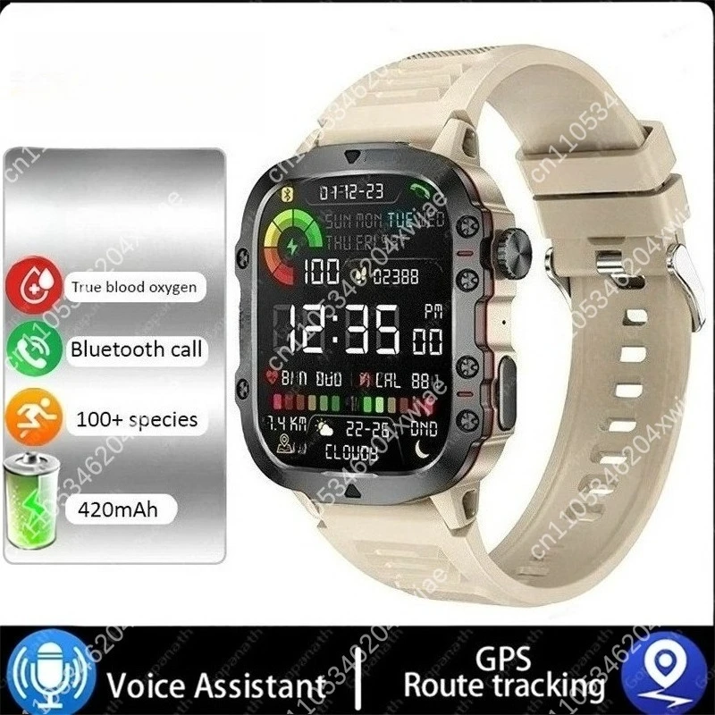 Smart Watch Bluetooth Calling Heart Rate Blood Oxygen Monitor Sports Running Tracker