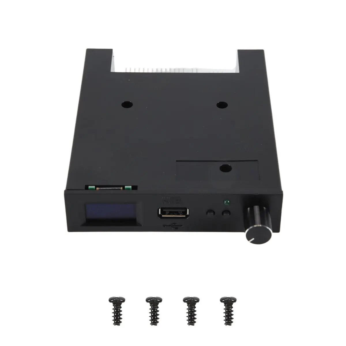【AA58】 SFRM44-U100LQD-435 Floppy Drive Emulator with OLED Screen & Rotary Encoder Flash Floppy Drive