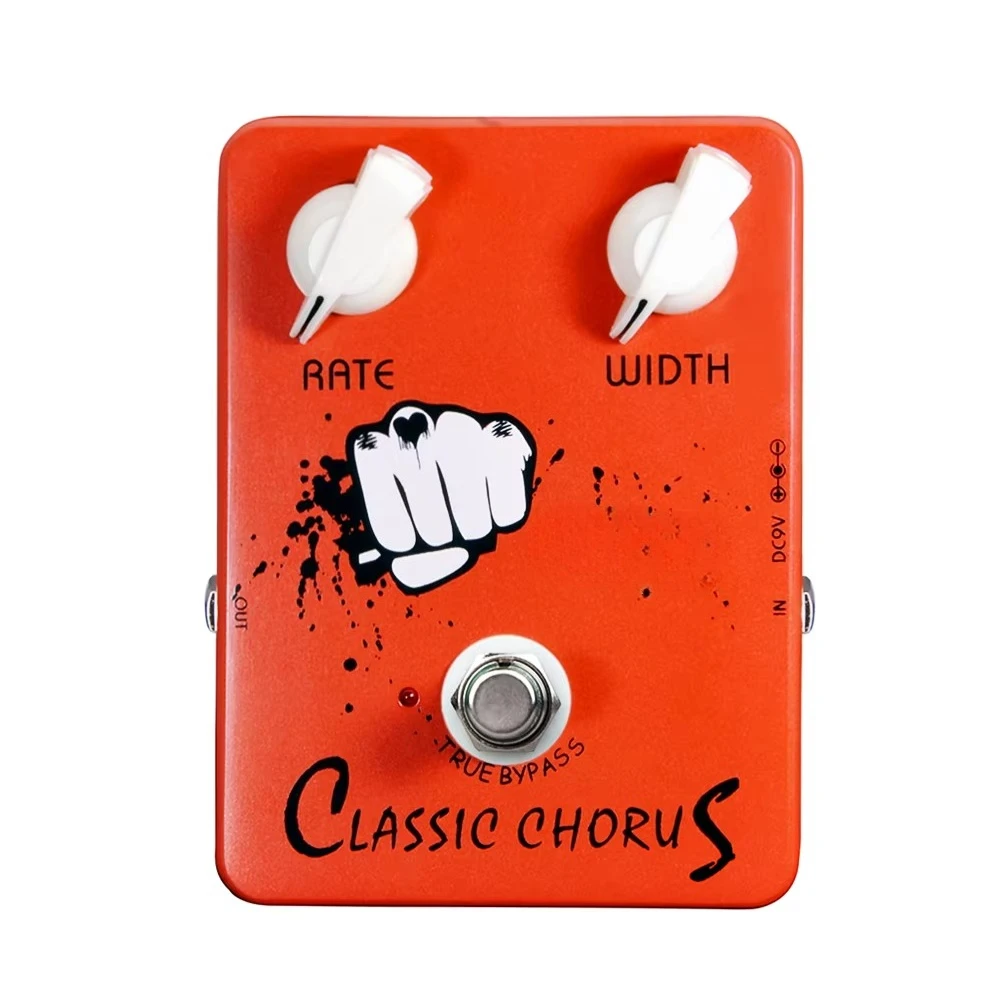 Педаль эффектов JF-05 CLASSIC CHORUS: чистый и прозрачный хорус, объемные 12-струнные звуки для электрогитары