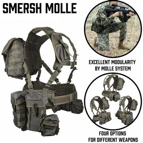 Russian optimized Molle version SMersh carrying tactical vest - AliExpress