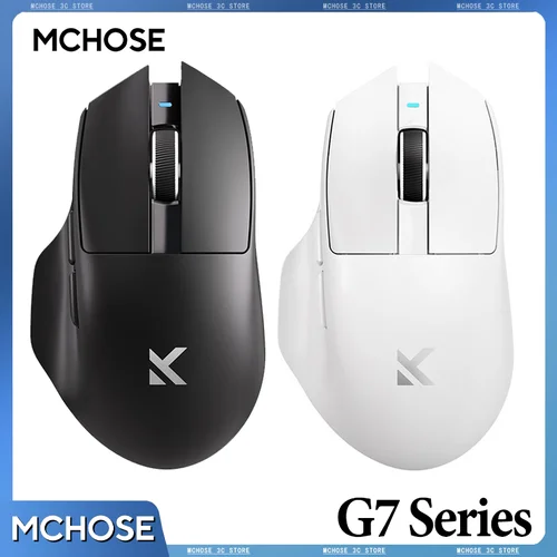 Imagen 1 del producto MCHOSE G7 Pro Max ratón para juegos PAW3311 Sensor de juego 59g ligero BT 2,4G baja latencia inalámbrico personalizado microinterruptor de larga duración