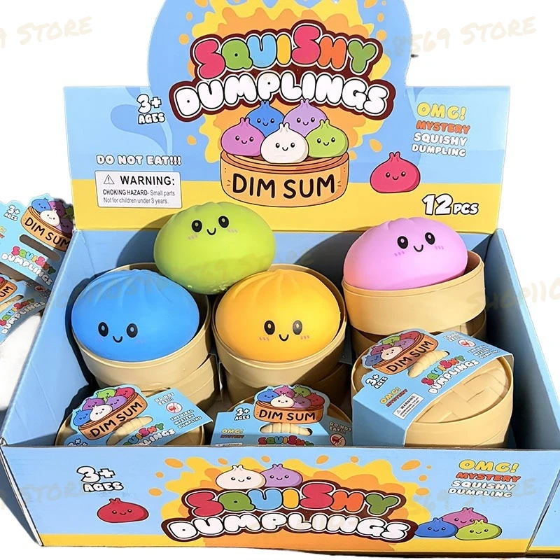

Simulated Baozi Slow Rebound Soft 1PC Glitter Dumpling Decompression Party Gifts Fit Adult Children