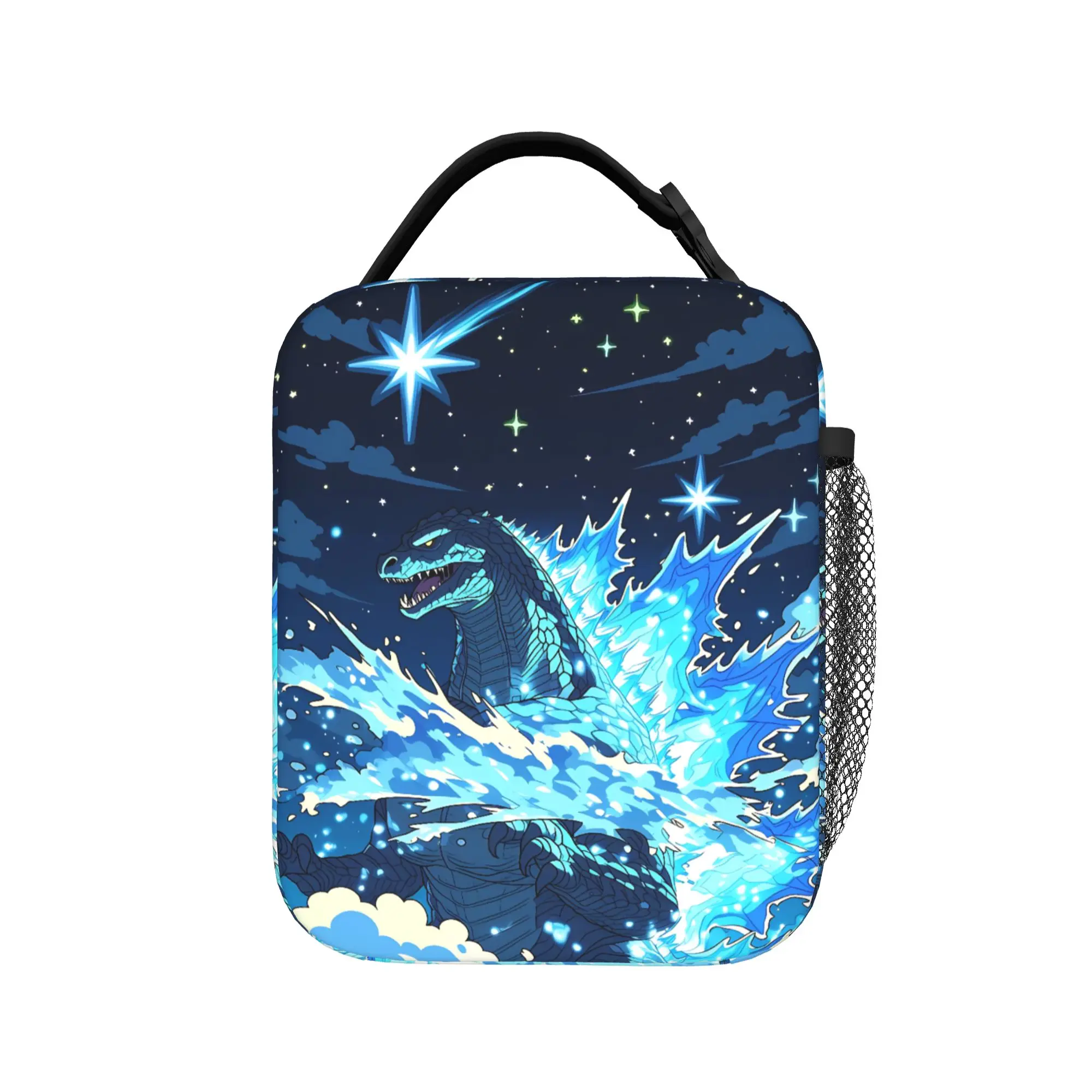 Monster G-Godzillas Thermal Insulated Lunch Bag for Travel  Reusable Bento Box Cooler Thermal Lunch Box