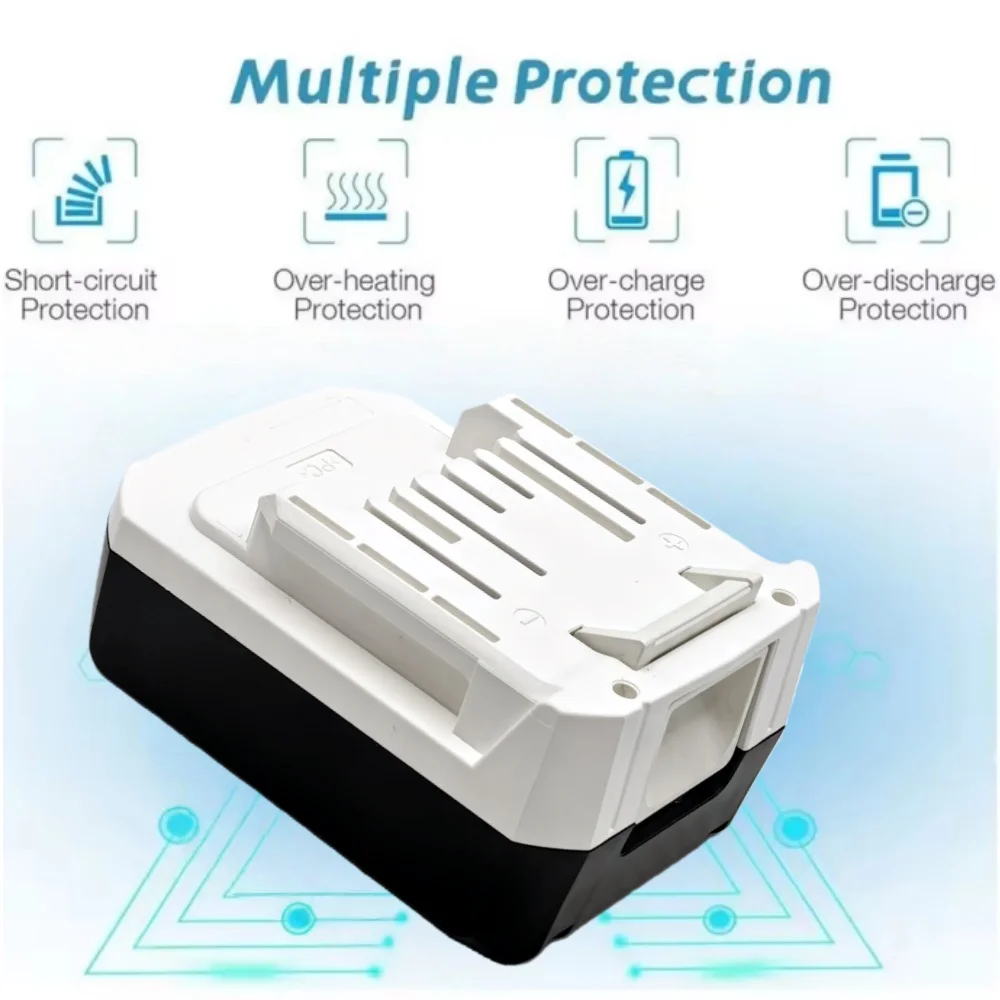 Rechargeable Li-Ion Battery 14.4V ..0AH Compatible FOR Makita Models BL1415G BL1413G BL1460G DC18WA UH480D UH520D UM165D UR140D