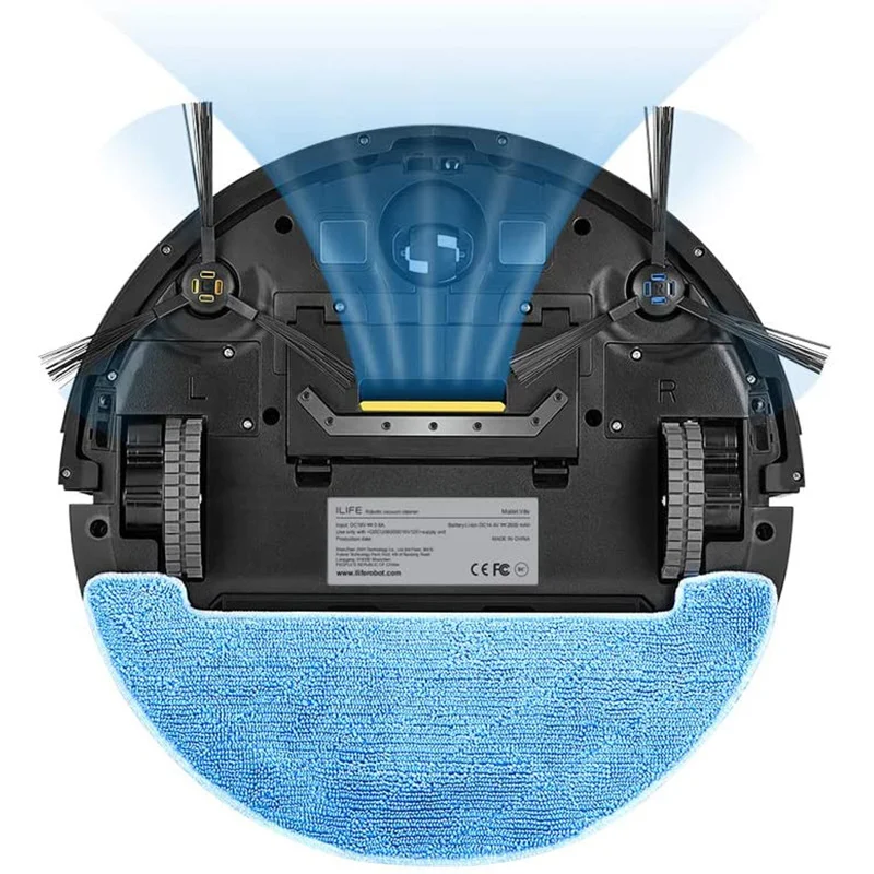 For iLife Chuwi V8 V8s V8 plus Robot Vacuum Cleaner Mop Cloths Rags Side Brushes Accessories Spare Parts Replacement Attachment