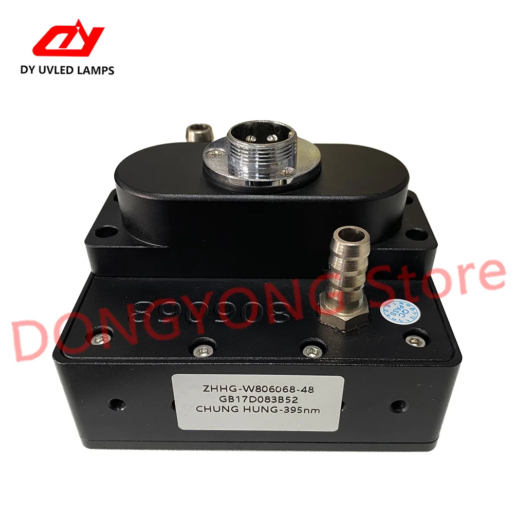 Industrial Grade High Power W8060 Water-Cooled Green UV LED Curing Lamp Fast Drying for High-Speed Inkjet Printer Soft Film Labe