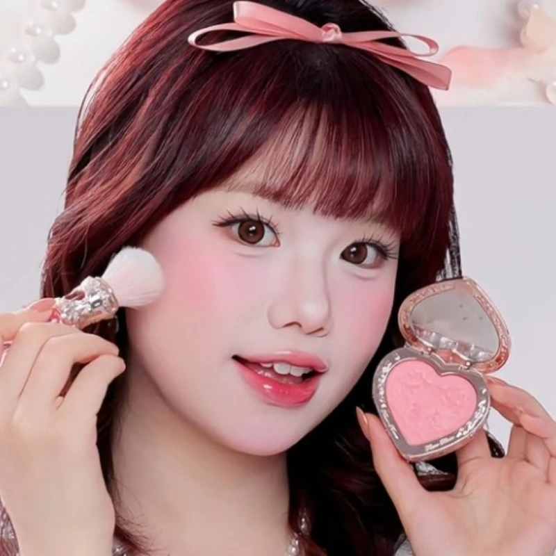 Flower Knows Bunny Garden Collection Makeup Blush Lyophilized Silk Natural Look Facial Makeup Original Long-lasting Cosmetics