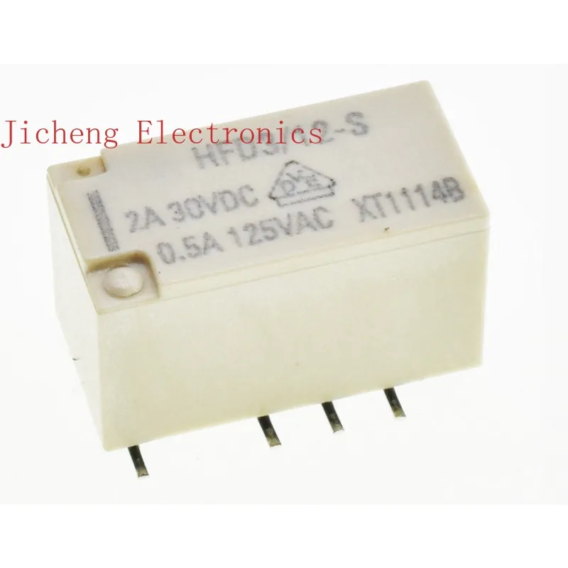 10PCS Relay HFD3 - 5/12/24  S  L2L1  8 Pin 2A 30VDC