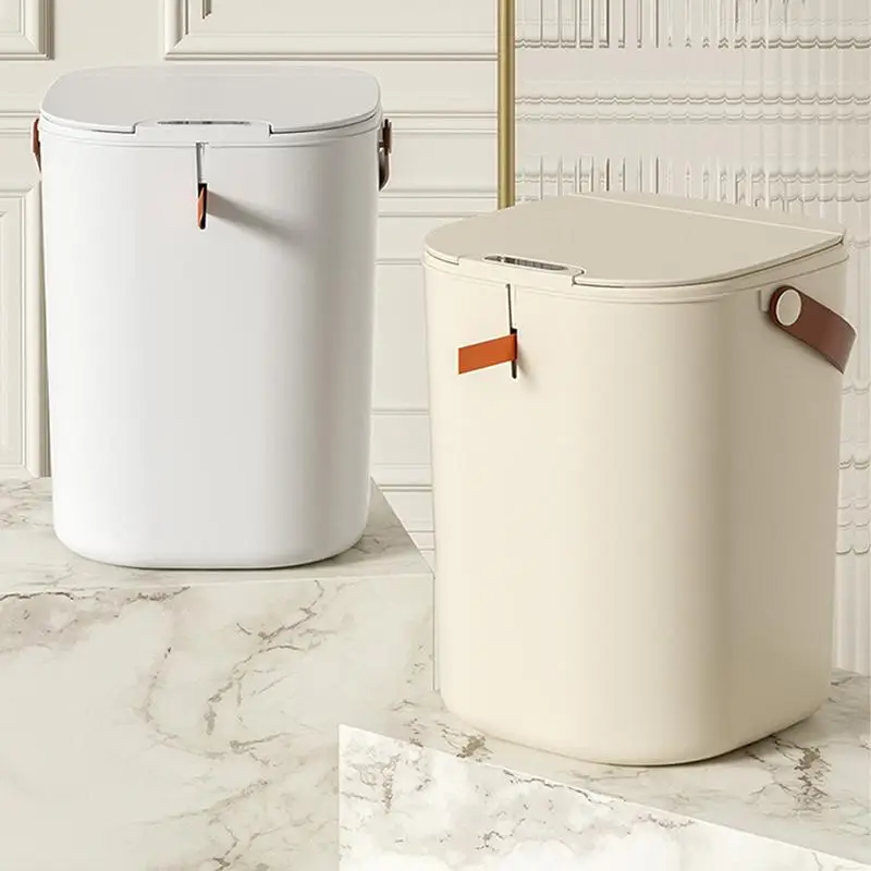 

Automatic Garbage Cans Trash Container Bedroom Dustbin Garbage holder Bathroom waste bin with Lid 20L Sorting Wastebasket