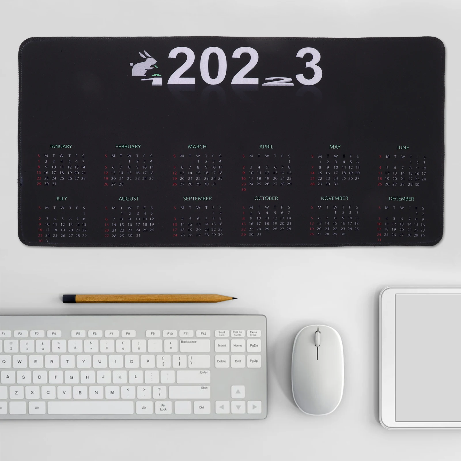 

Mouse Pad for Computer Xxl Gaming Large Ergonomic Xxxl Mousepad Calendar