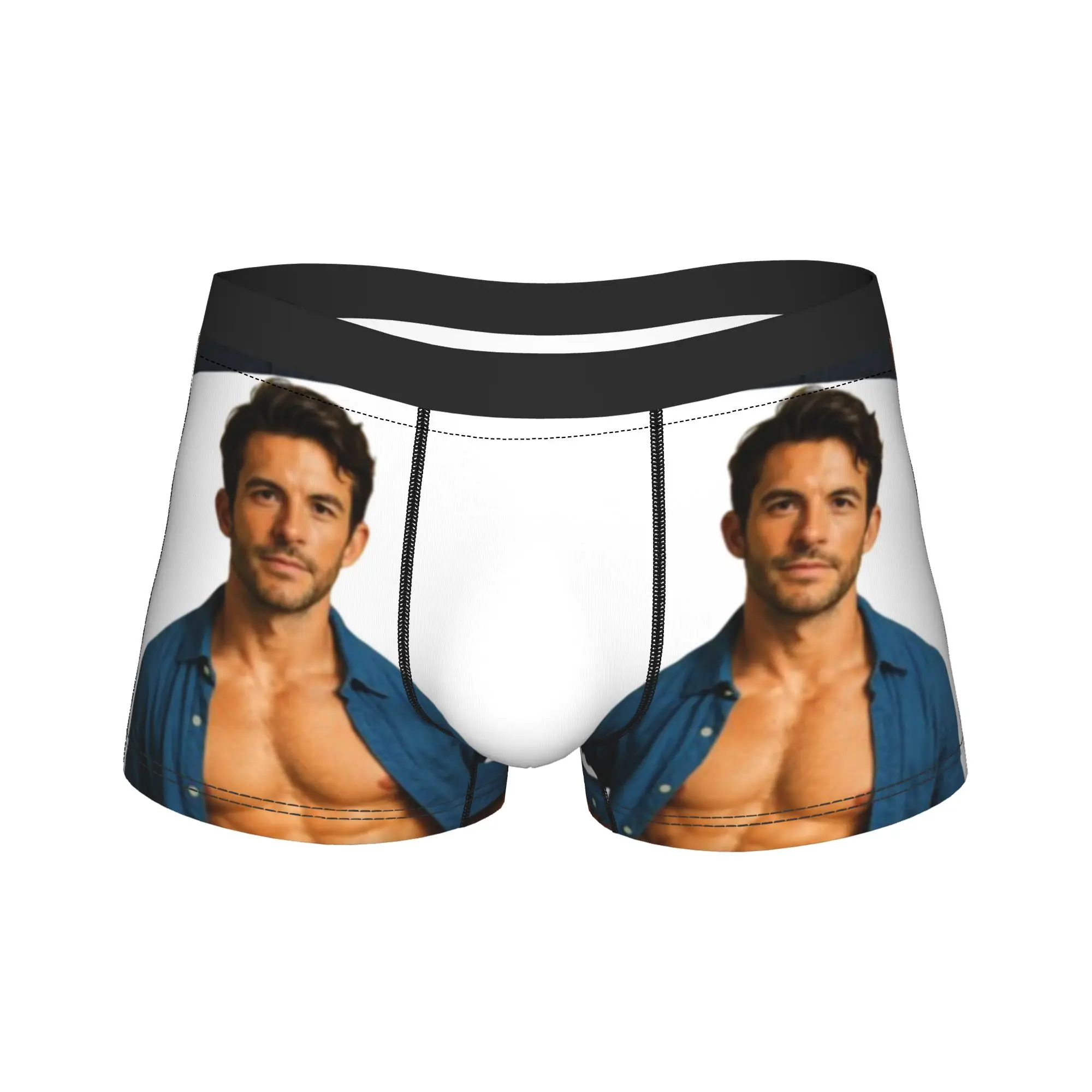 

Джонатан Бейл, нижнее белье без рубашки, шорты-боксеры с узором, мужские трусы высокого качества, мягкие трендовые шорты, трусы, подарок на день рождения
