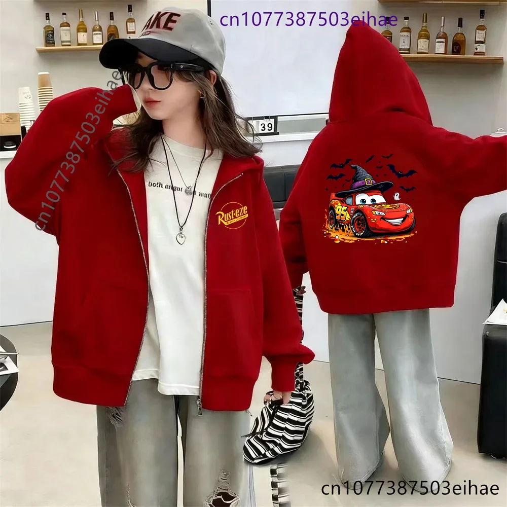 

Гоночный тренд 2026 года уже здесь! Детская толстовка с капюшоном Disney Cars of the Magic Kingdom, роскошное пальто на молнии из чистого хлопка