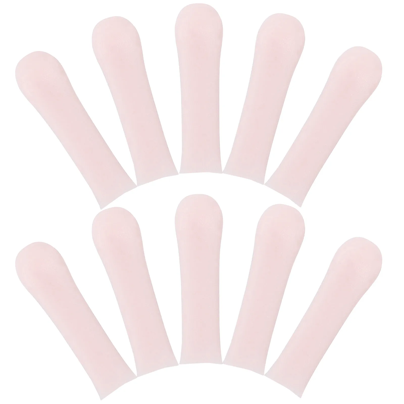 

10pcs Ear Spoon Silicone Covers Replacement Wax Removal Tool Cleaning Accessories Pink Reusable Digger Health Care Ear Cleaning