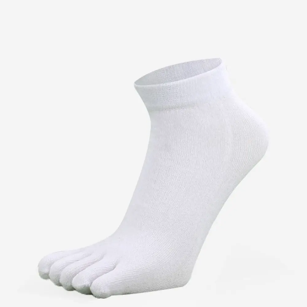 

Cotton Sweat Absorption Breathable No Show Socks Protect Ankle Ankle Socks Five Fingers Socks Toe Socks Men'S Split Toe Sock