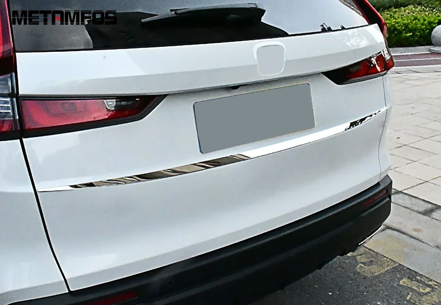 Защитная накладка на крышку багажника для Honda CR-V CRV 2023 2024 2025 2026 аксессуары из нержавеющей стали стайлинг автомобиля