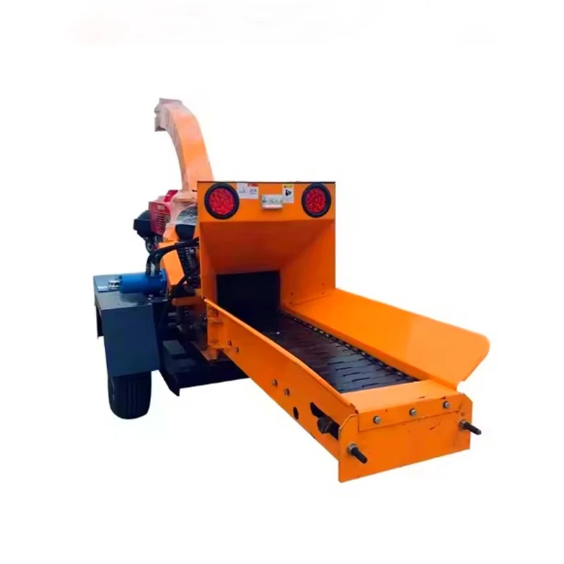 High-Efficiency Tree Branch Shredder With Motor And Engine Core Components Discounted Price