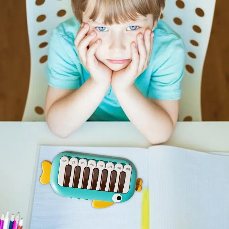 Petit piano de poche électronique portable pour enfants, jouets musicaux pour débutants, clavier de voyage