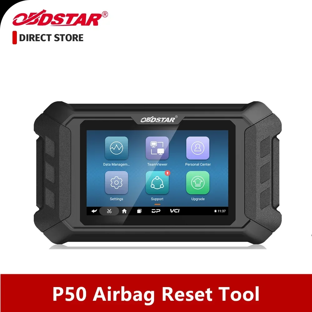 OBDSTAR P50 Airbag Reset Tool Covers 81 Brands Over 11200+ ECU Part No. by OBD/ BENCH Update Battery Reset