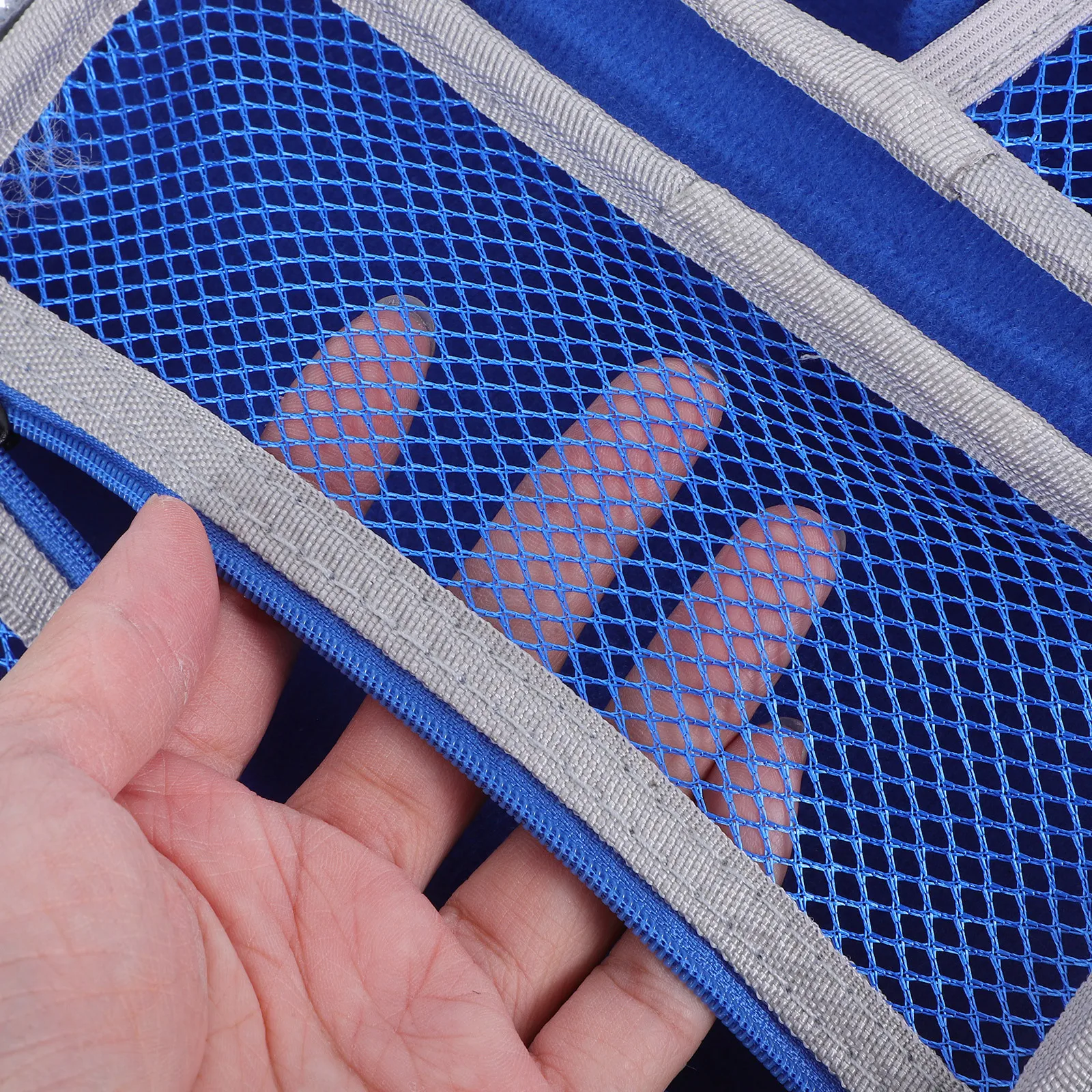 

Portable Eva Storage Case Blue Kids Digital Camera Mini Label Printer Shockproof Scratch-Resistant Travel Camera Bag Organizer