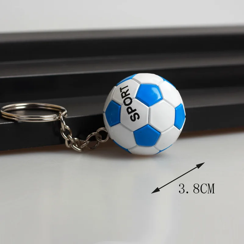 Phone Lanyard European Football Imitation Leather Souvenir Keychain Match Ball Fans Souvenir Keyring Phone Fashion Pendant Gift