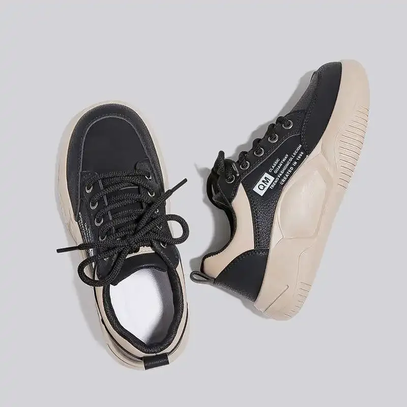 

Round Tip Natural Leather Sports Sneakers Husband Basketball Sports Shoes For Women Chinese Style Promo Comfortable