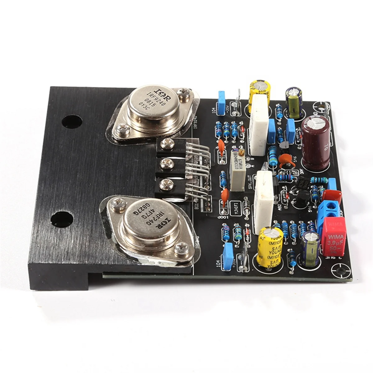 T06C-Power Amplifier Audio Board Module Gold Sealed IRF240 IRF9240 K20 Class A Subwoofer Amplifier Module