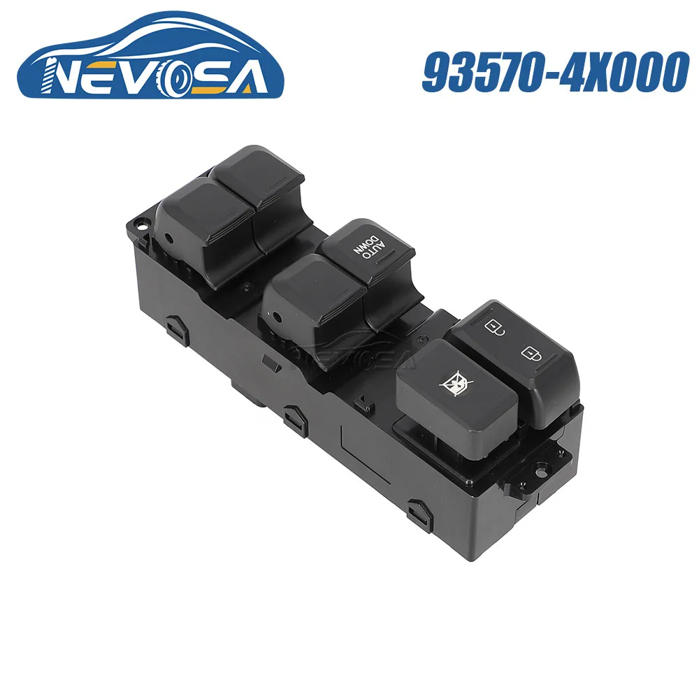 

NEVOSA 93570-4X000 For Kia K2 Rio 3 Power Window Lifter Switch 2 Door Button 935704X000 93580-4X000 93570-4X300 Car Accessories