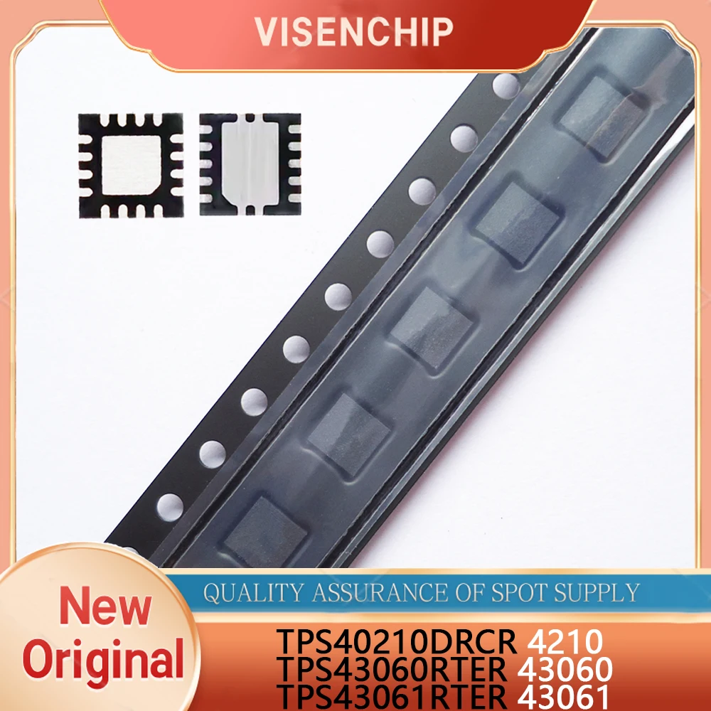 5pieces New Original TPS43060RTER TPS43060 43060 TPS43061RTER TPS43061 43061 TPS40210DRCR TPS40210 4210 QFN