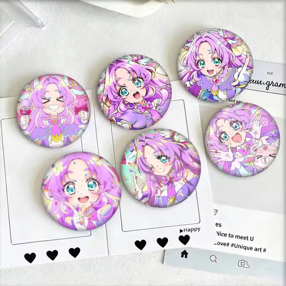 Akechi Anna Cure Answer 25mm 32mm 44mm 58mm 75mm Brooches Badges Pins for Accessories Gift
