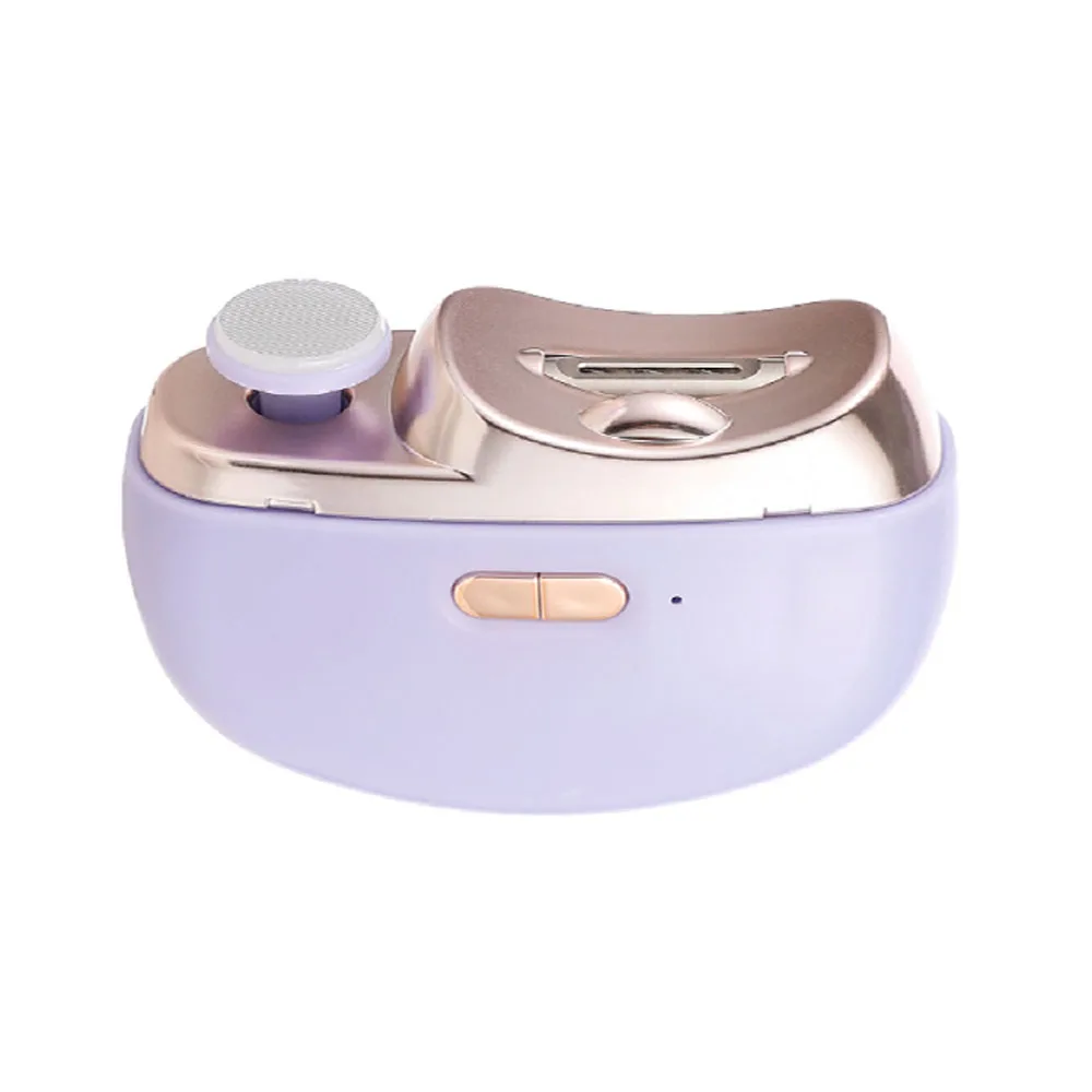 電動爪切り研削研磨自動爪トリマー LED ライト付きネイルカッターマニキュア大人の赤ちゃん用充電式