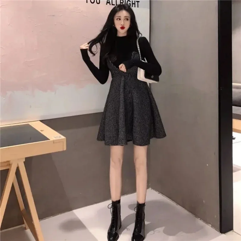 Clothing Evening Slip Short Party Long Sleeve Women's Dress Birthday Holiday Prom Mini Sundress Spring Black Female Dresses 2024