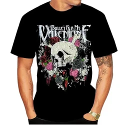 Bullet For My Valentine T-Shirts Metal Rock Band 3D Print Men Women Casual Fashion Oversized Short Sleeve T Shirt Male Tees Tops