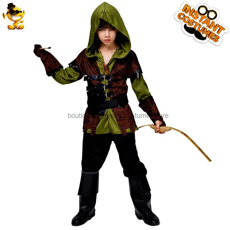 costume-d'halloween-pour-enfants-costume-de-l'archer-rogue-d'halloween-costume-de-chasseur-pour-garcons-costume-de-carnaval