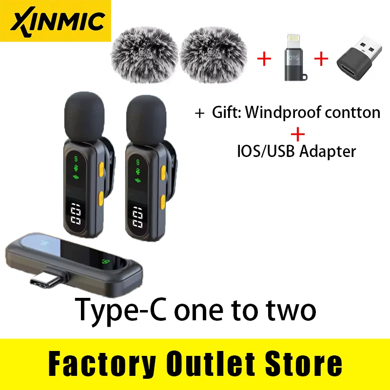 

Новый беспроводной петличный микрофон, запись видео, подкаст, микрофон с шумоподавлением, игровой телефон, Android ПК, мини-микрофон