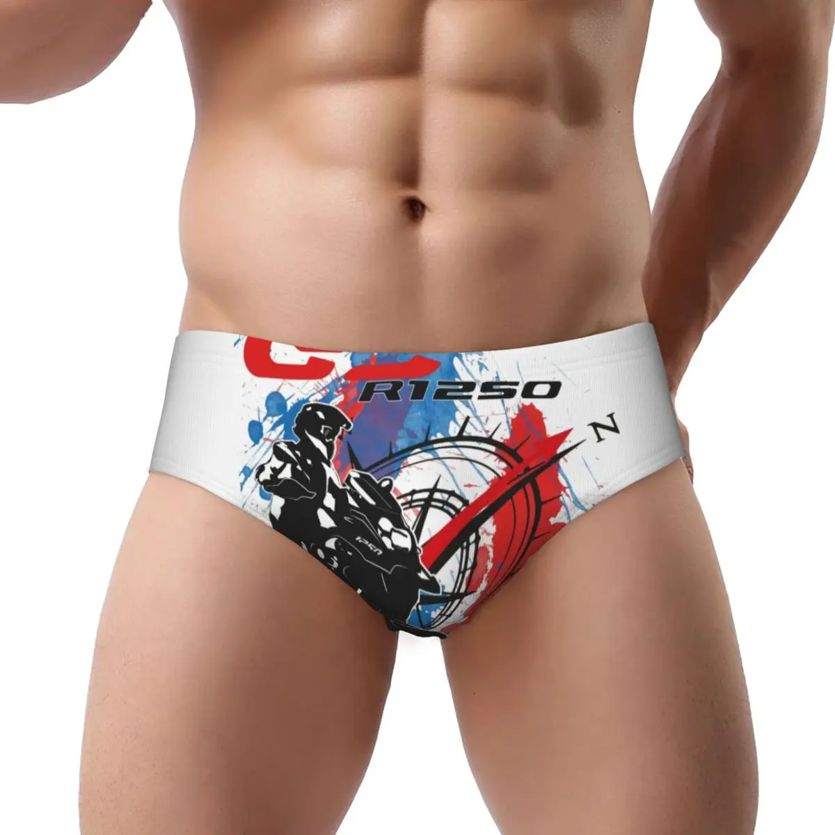 Custom Motorcycle Adventure GS Briefs Underwear Men Comfortable Stretch Panties