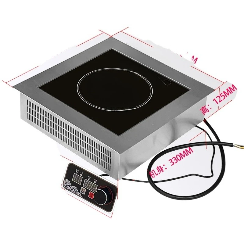 

Commercial square embedded constant temperature wire control hot pot induction cooker