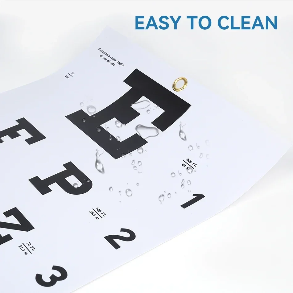 Snellen Eye Chart, Eye Charts for Eye Exams 20 Feet 22ￗ11 Inches, Low Vision Eye Test Charts for Eye Exams