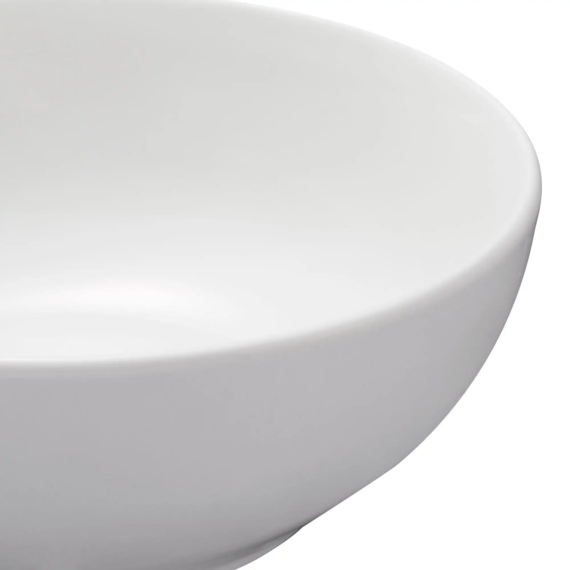 Glazed White Stoneware Round Dinner Bowl, 6.1” image 4