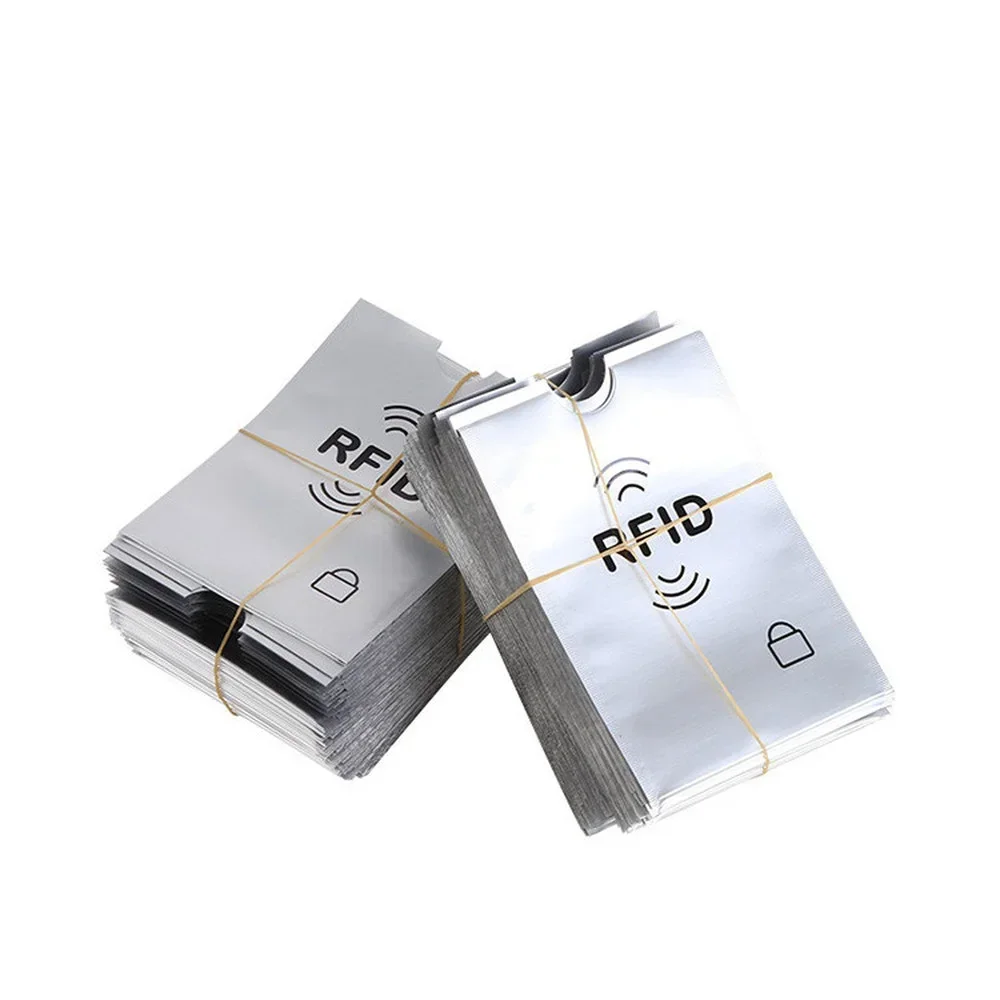 10pcs New Anti Rfid Card Holder NFC Blocking Reader Lock Id Bank Card Holder Case Protection Metal Credit Card Case Aluminium