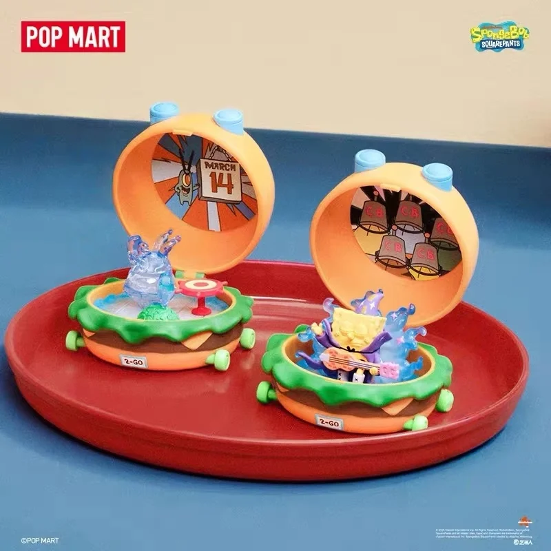 2026 Neue POP MART SpongeBob Krabby Patty Bestseller-Serie Blind Box Mystery Box Überraschungstüte Anime-Figur Desktop-Sammlung Geschenk