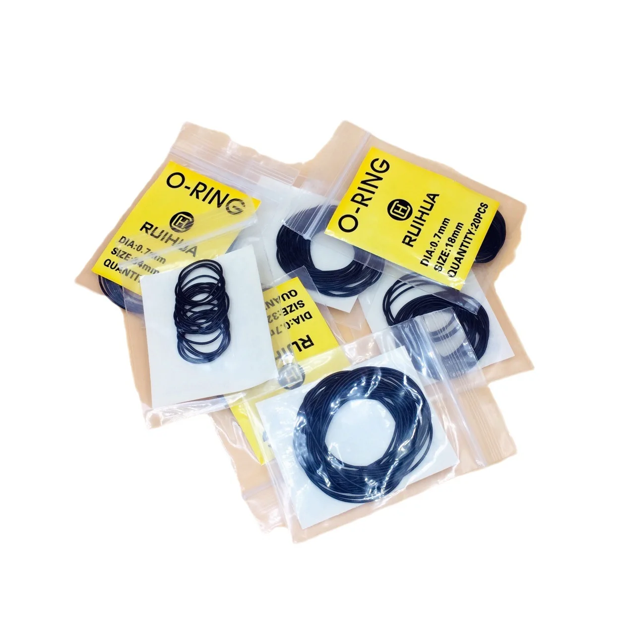 Watch Repair Tool Repair Watch Back Cover Waterproof Ring Accessories Seal Ring Combination Suit 0.5 0.6 0.7 Suit