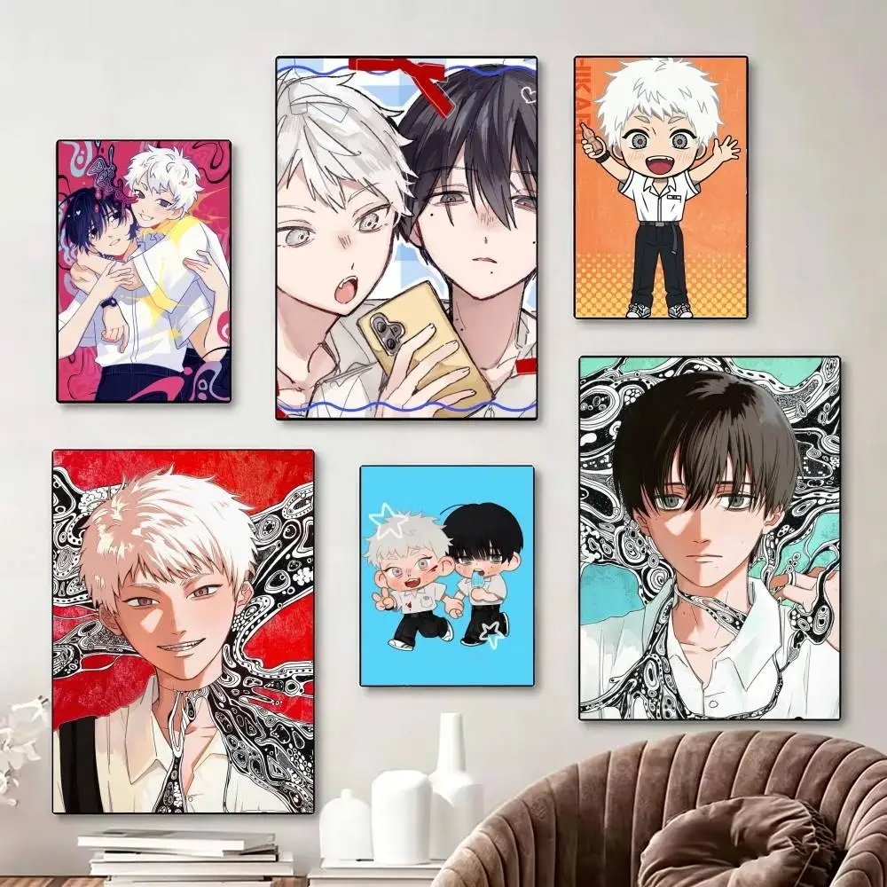 

The Summer Hikaru Died Poster Perfect Space Sticker Self Adhesive for Office Home Theater Wall Art Decor Fancy Gift