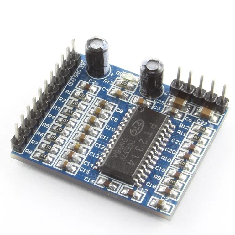 PT2314 Sound Quality Adjustment Voice Module IIC I2C 6V-10V Audio Processing Module For Arduino