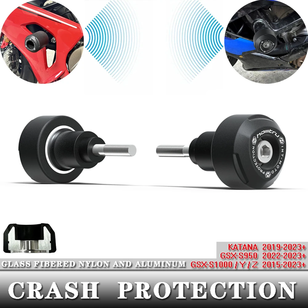 

For Suzuki gsx-s1000 y z GSX-S1000 / Y / Z 2015-2023+ GSX-S950 2022-2023+ KATANA 2019-2023+ motorcycle Crash Protection Bobbins